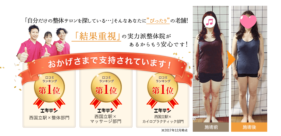 自分だけの整体サロンを探している、そんなあなたにぴったりの老舗。結果重視の実力派整体院があるからもう安心です